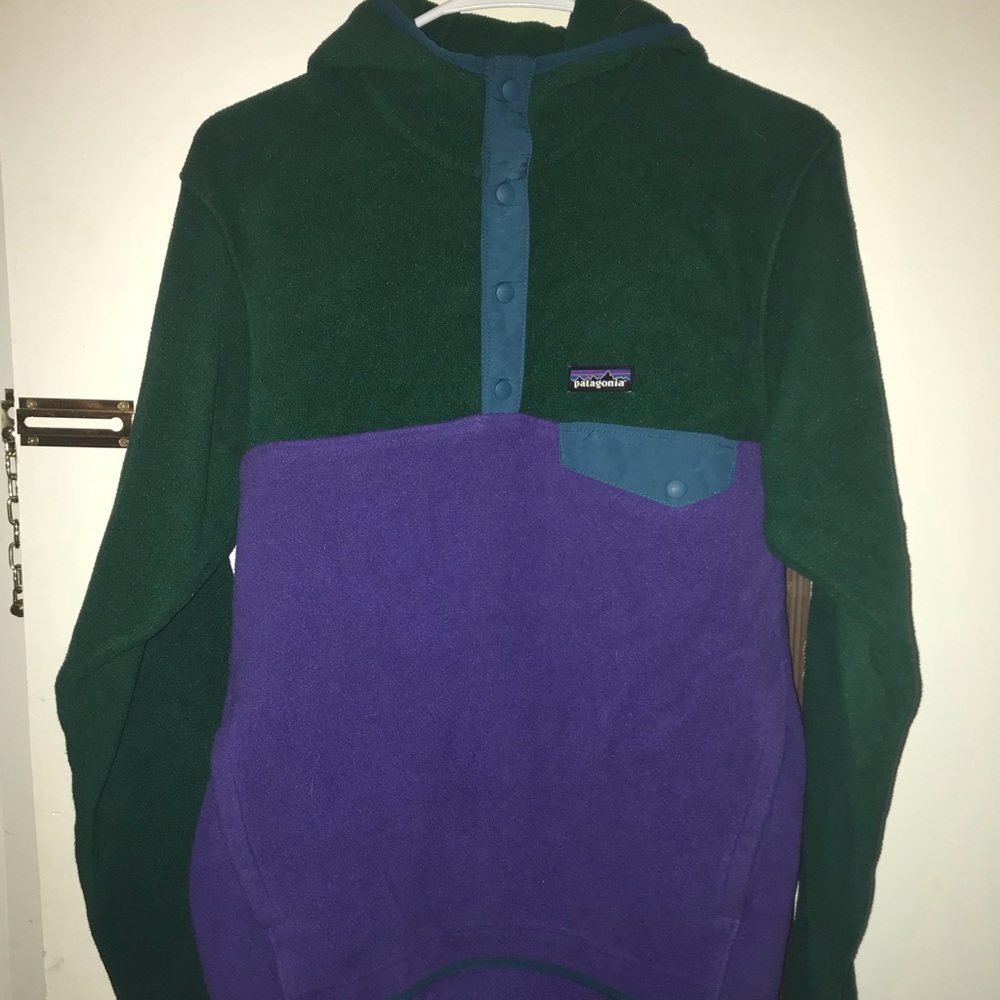 SMALL Patagonia Men’s Synchilla Snap-T Fleece Hood